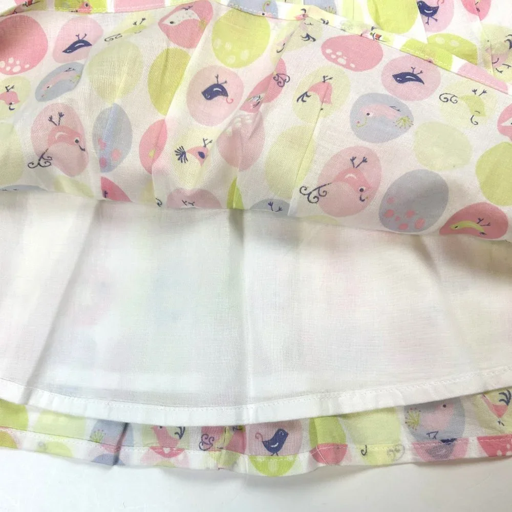 NWT Gymboree Girl Pleated Partridge Skirt & Stripe Collar Partridge Tank Size 6